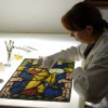 Restaurování vitráží: Praha - UPM muzeum