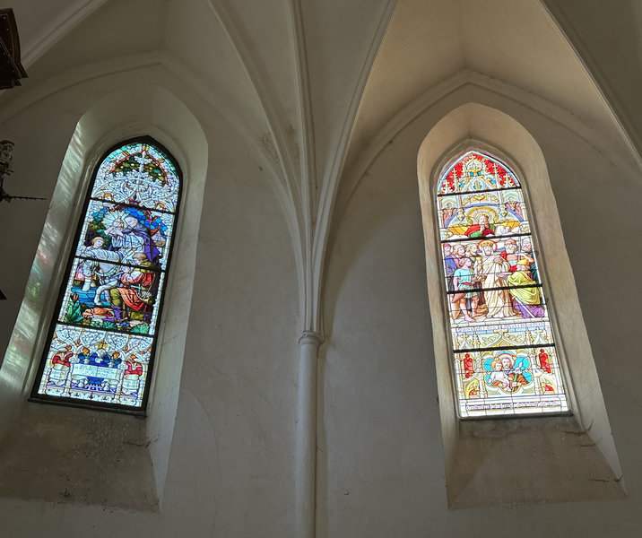 Restaurování vitráží: Slavonice